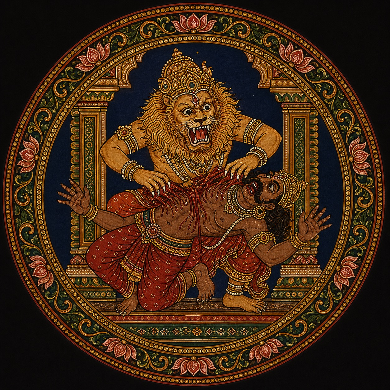 Narasiṁha — the man-lion avatar