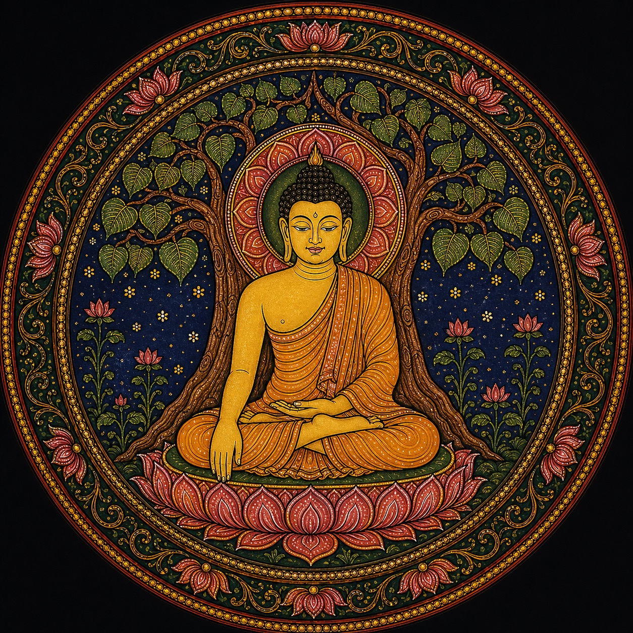 Buddha — the awakened, sometimes counted ninth